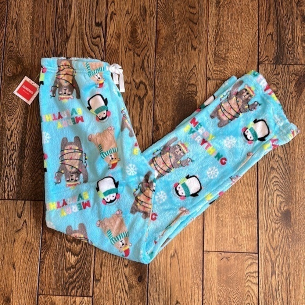 NEW WITH TAGS!! Christmas / Holiday soft and cozy lounge pants. Drawstring waist